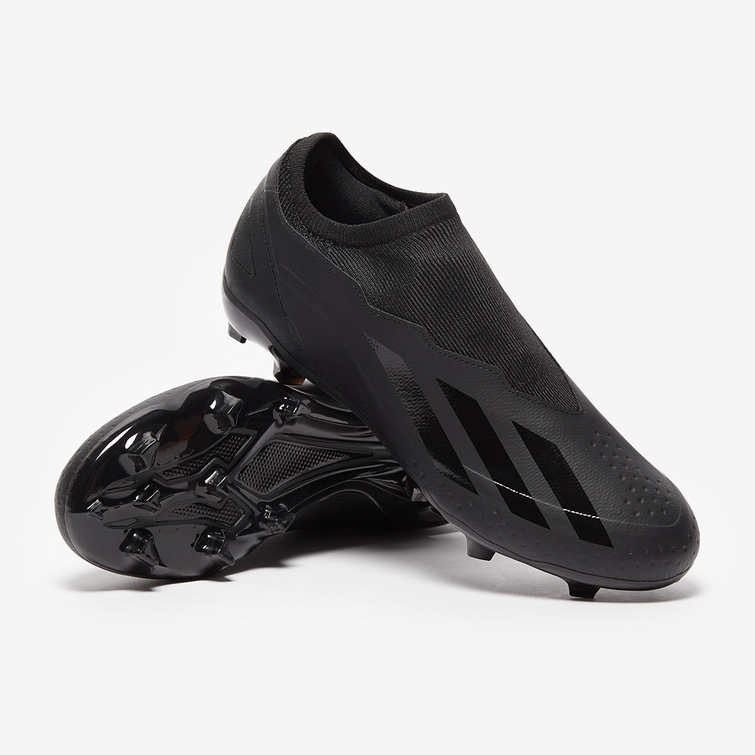 adidas X Crazyfast.3 Laceless FG - Core Black/Core Black/Core