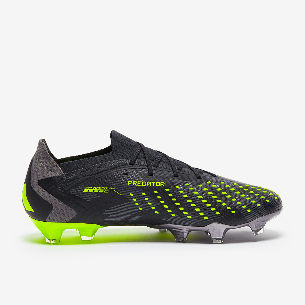 adidas Predator Accuracy.1 L FG - Core Black/Team Solar Yellow 2