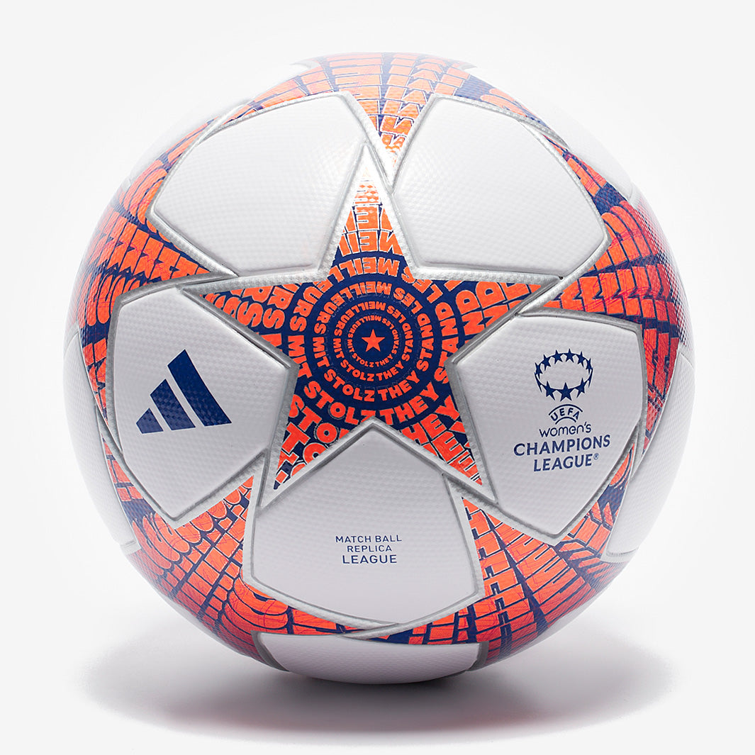 サッカーボール adidas UEFA Women's Champions League adidas Womens UCL League - White/Shock Pink/Shock Purple - Footballs
