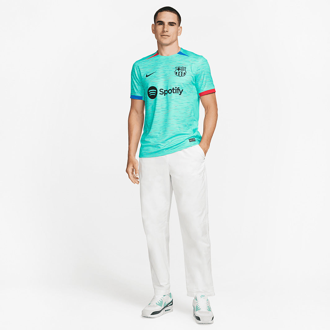 Nike FC Barcelona Dri-Fit Stadium Third SS Shirt - Light Aqua