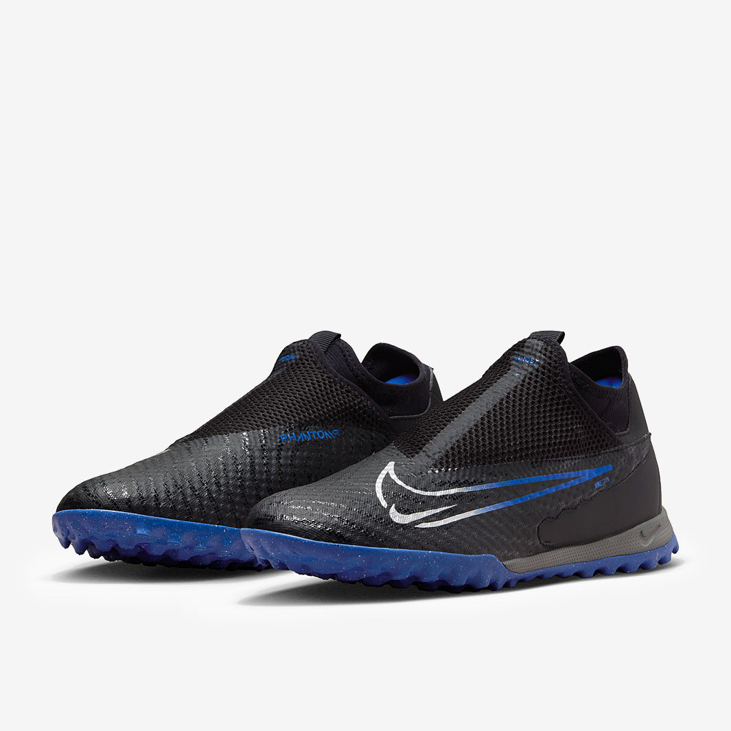 Nike Phantom GX Academy DF TF - Black/Chrome/Hyper Royal - Mens Cleats