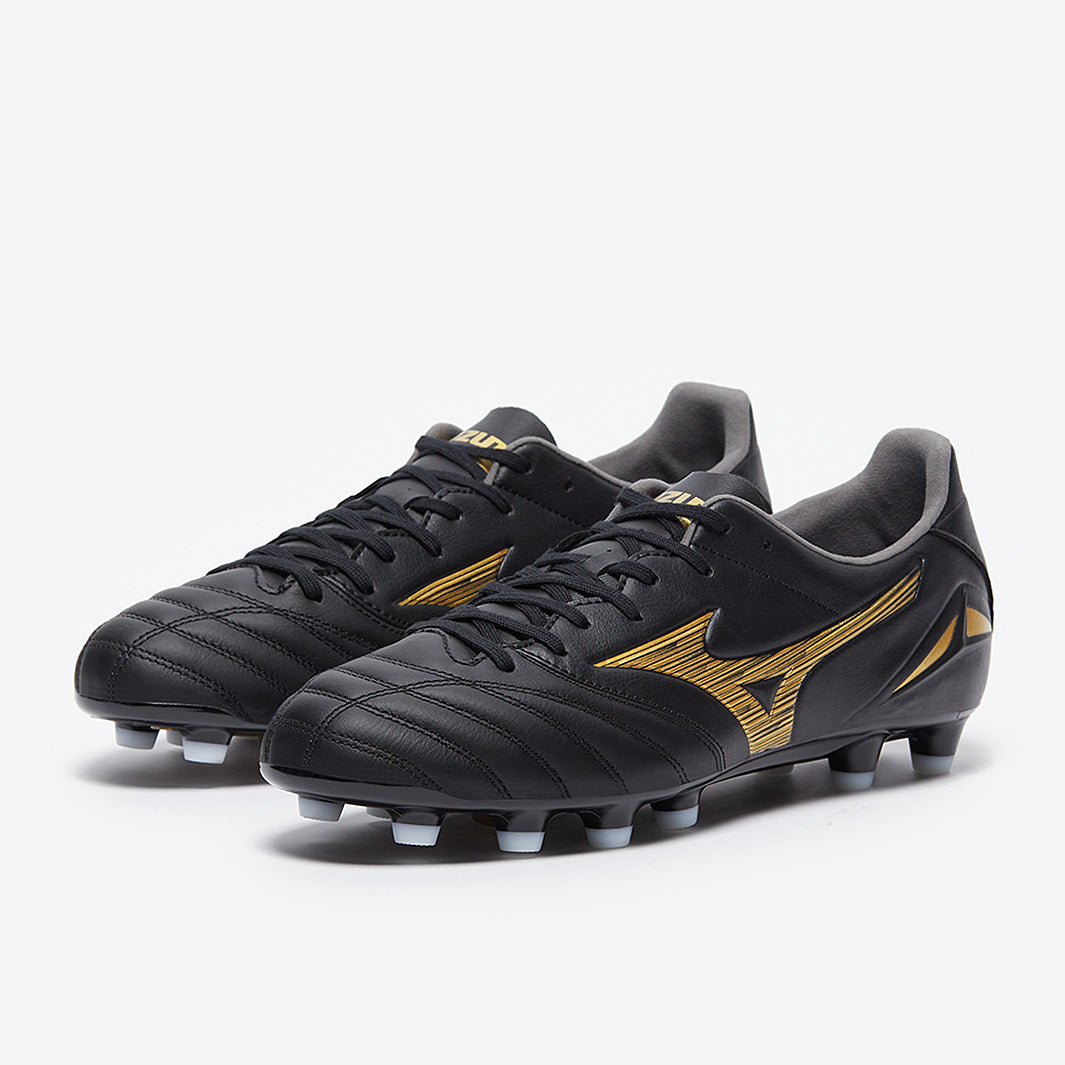 Mizuno Morelia XL ブラック Mizuno Morelia Neo IV Pro FG - Black/Gold - Mens Cleats