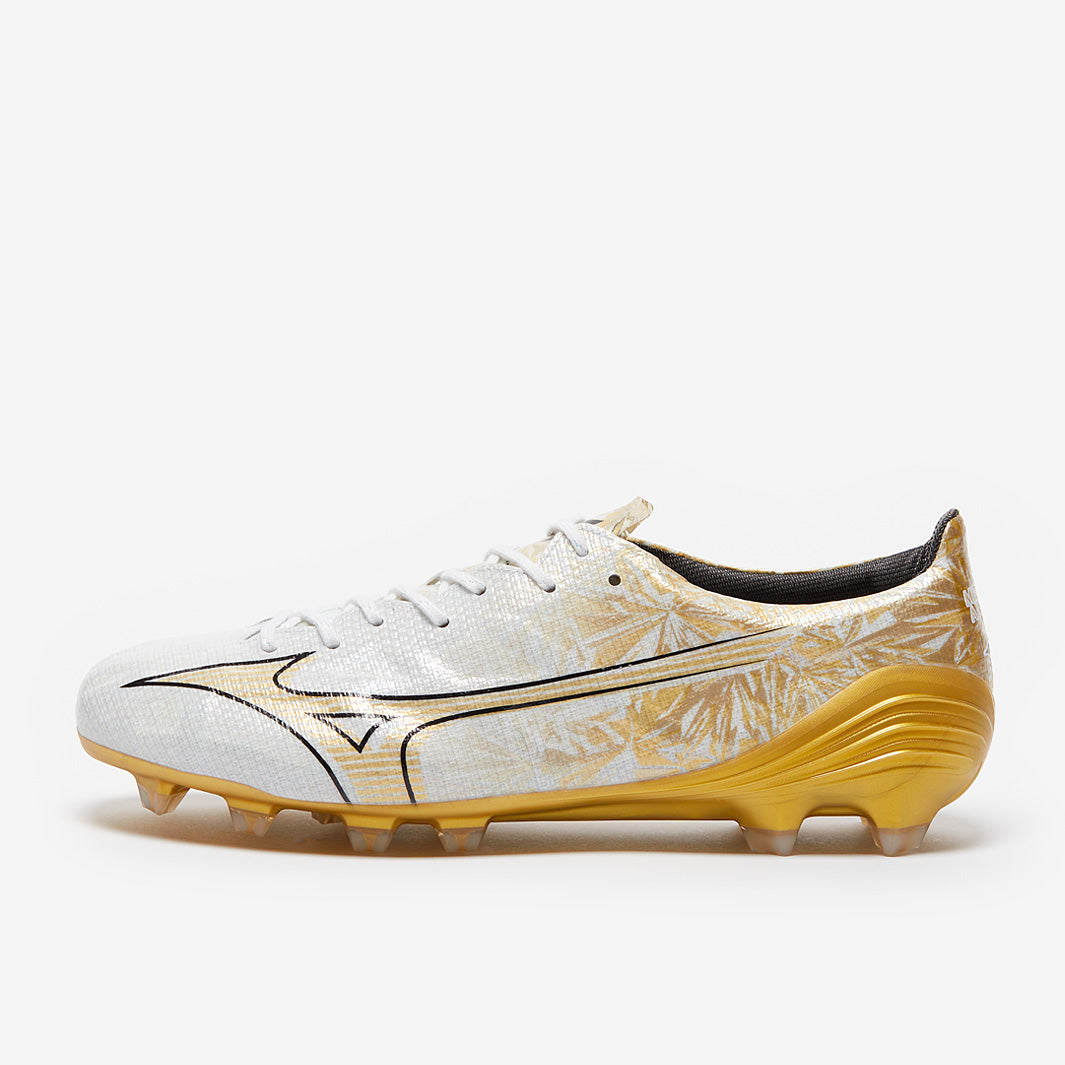Mizuno Alpha Made In Japan Firm Ground - White/GE Gold/Black
