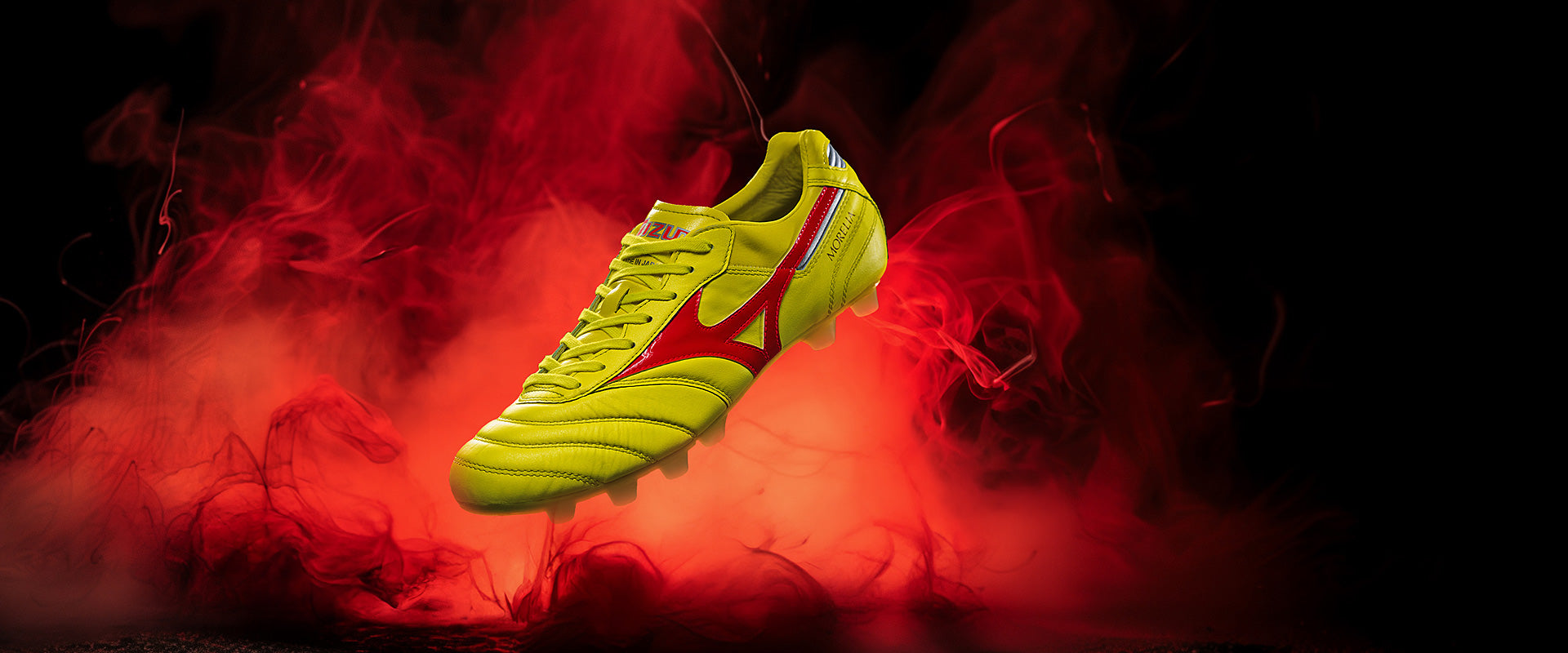Mizuno Morelia II Made In Japan Firm Ground - Safety Yellow/Fiery