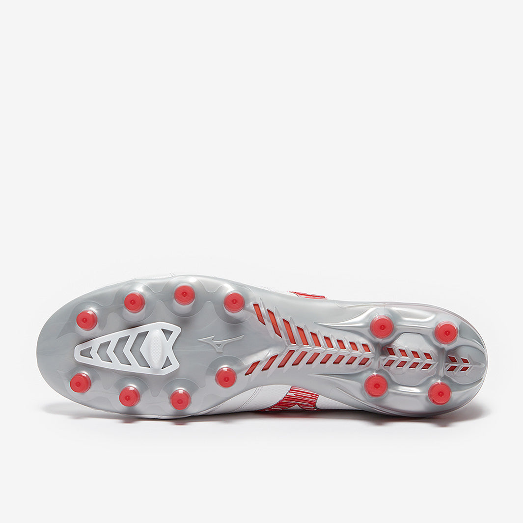 Mizuno Morelia Neo4 サッカーシューズ ホワイト/レッド Mizuno Morelia β Neo 4 サッカーシューズ ホワイト/レッド Mizuno