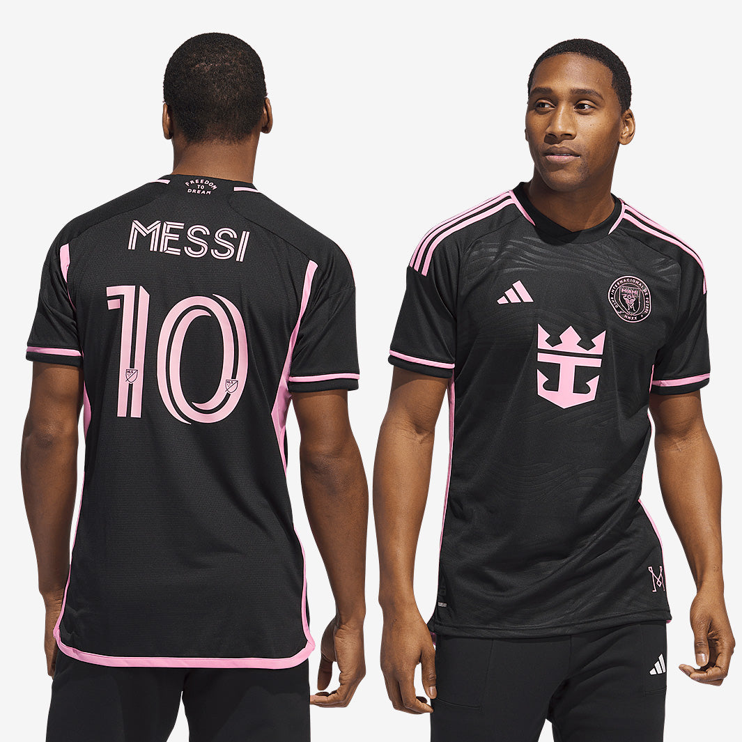 adidas Inter Miami 2024 Authentic Away Shirt - Black - Mens Replica