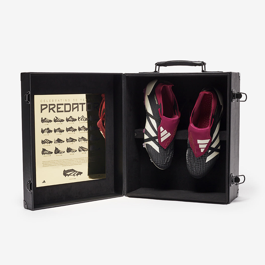 adidas Predator ELITE FG ＋KAMOのシューズケース adidas Predator 30 Elite Tongue FG - Core Black/Off White - Adult