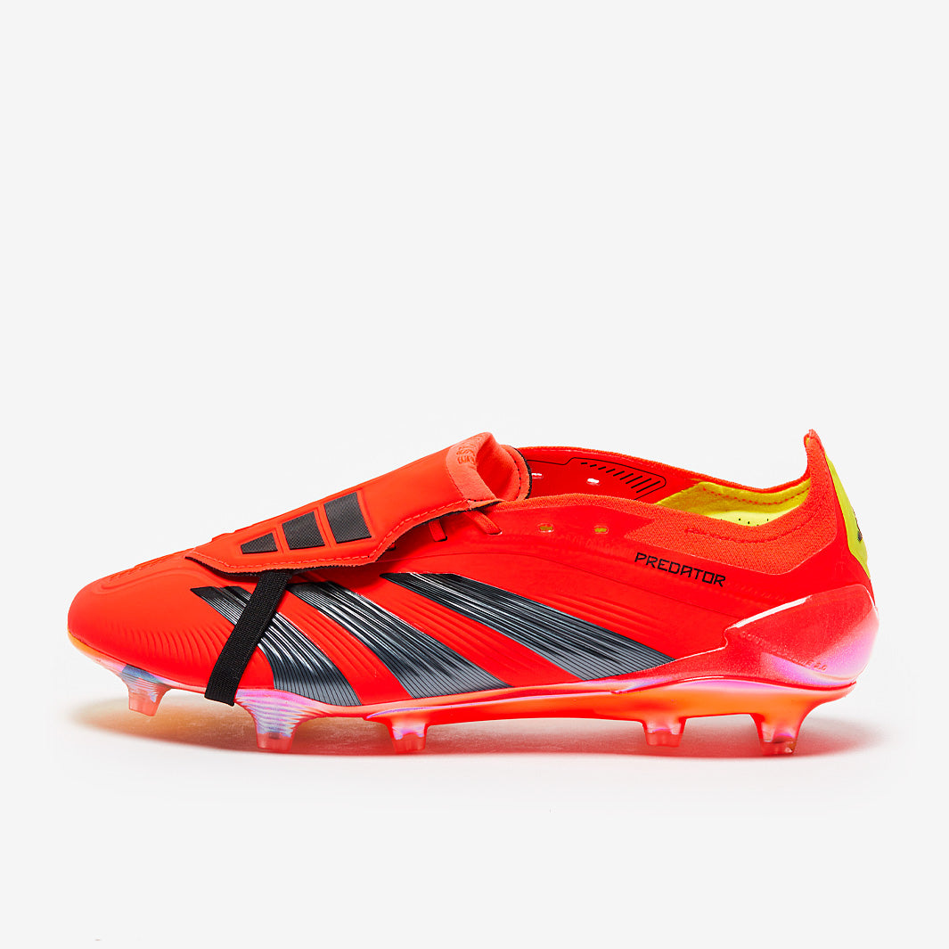adidas Predator Elite Tongue FG - Solar Red/Core Black/Team Solar