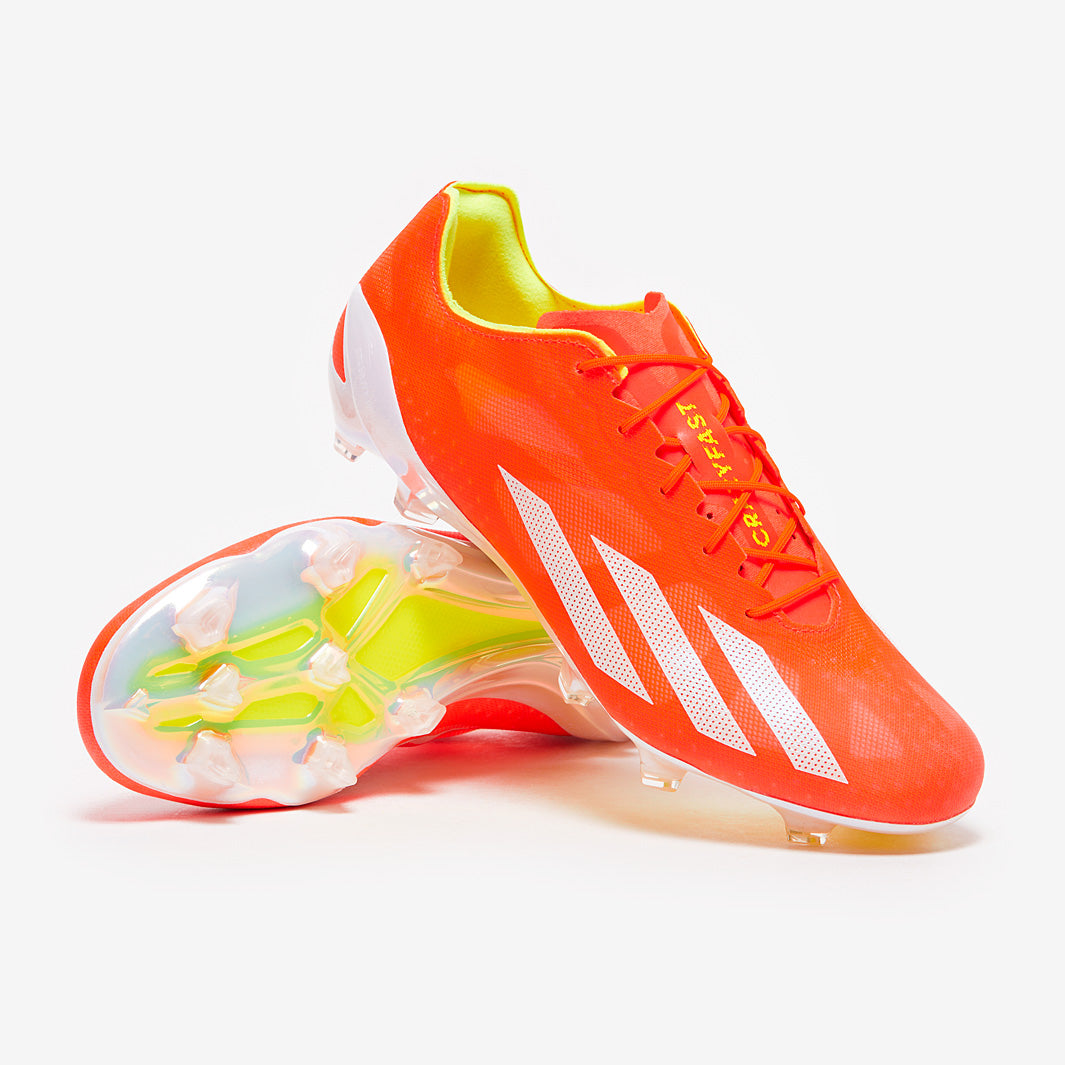 adidas X Crazyfast Elite+ Firm Ground - Solar Red/White/Team Solar