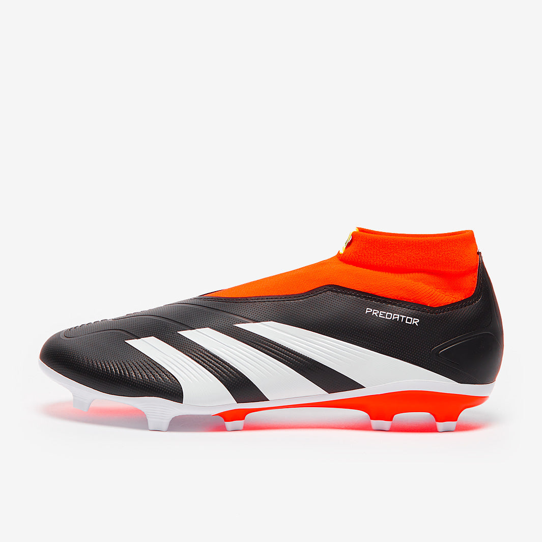adidas Predator League Laceless Firm Ground - Core Black/White