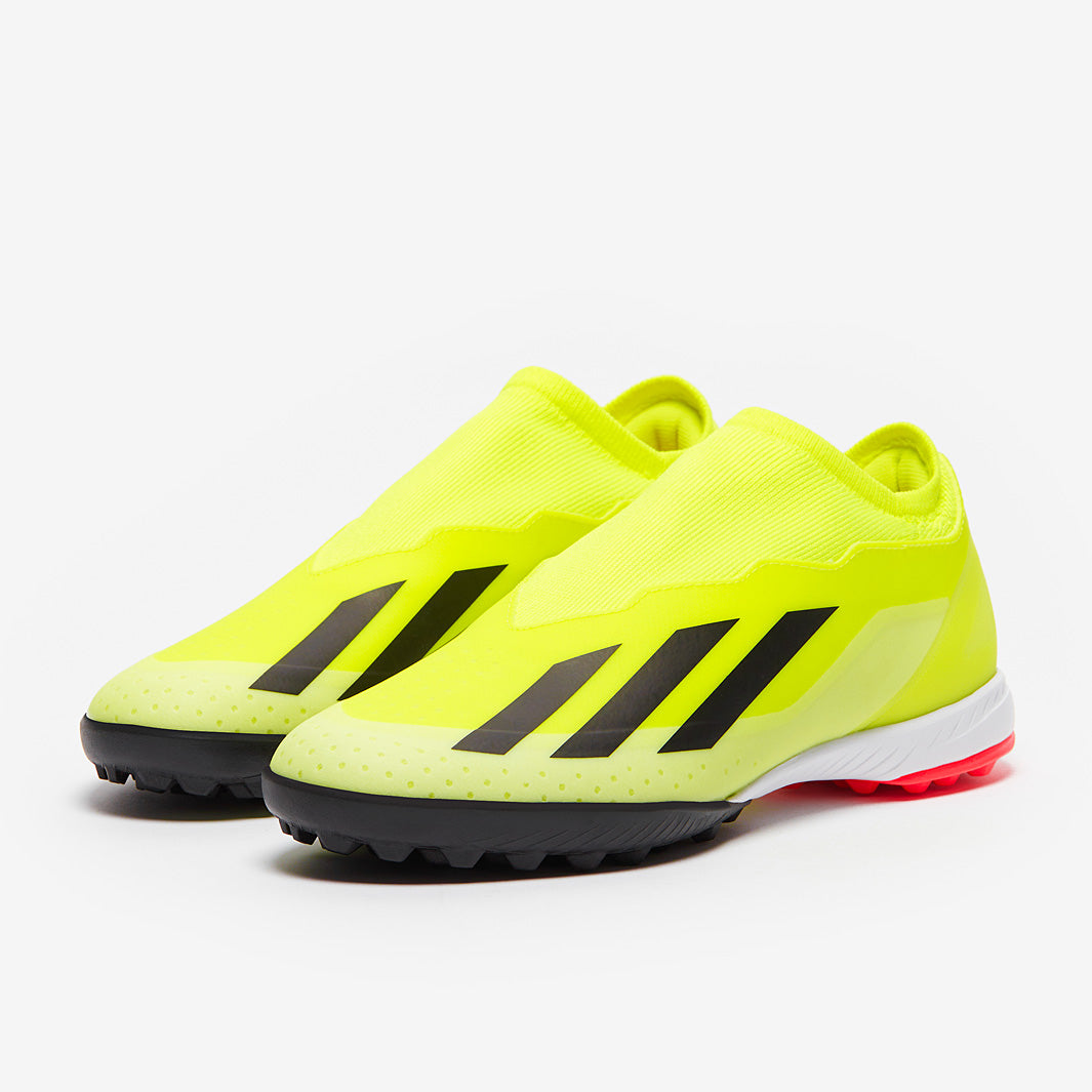 yellow ブーツ adidas X Crazyfast League Laceless Turf - Team Solar Yellow/Core