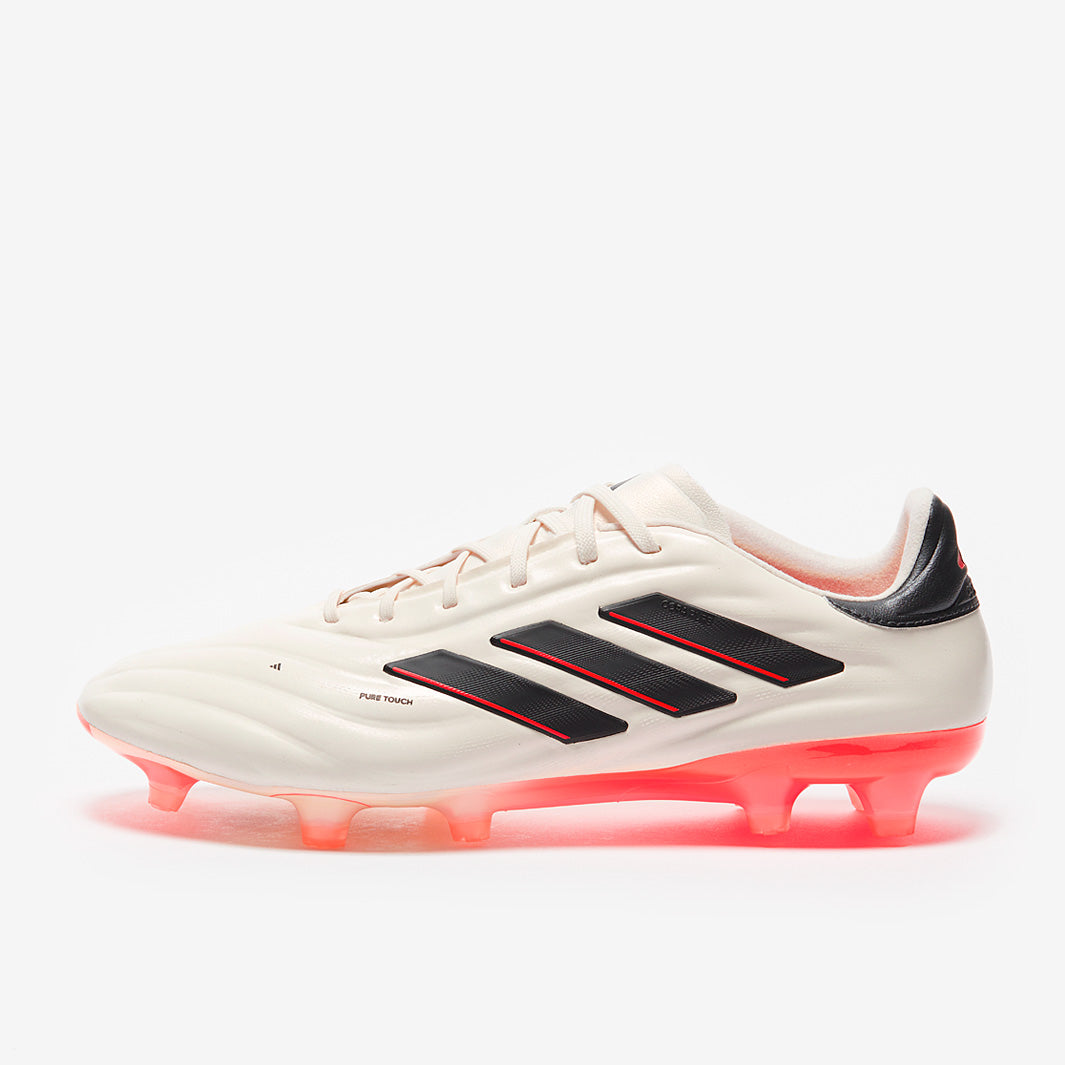 adidas Copa Pure 2 Elite Firm Ground - Ivory/Core Black/Solar Red