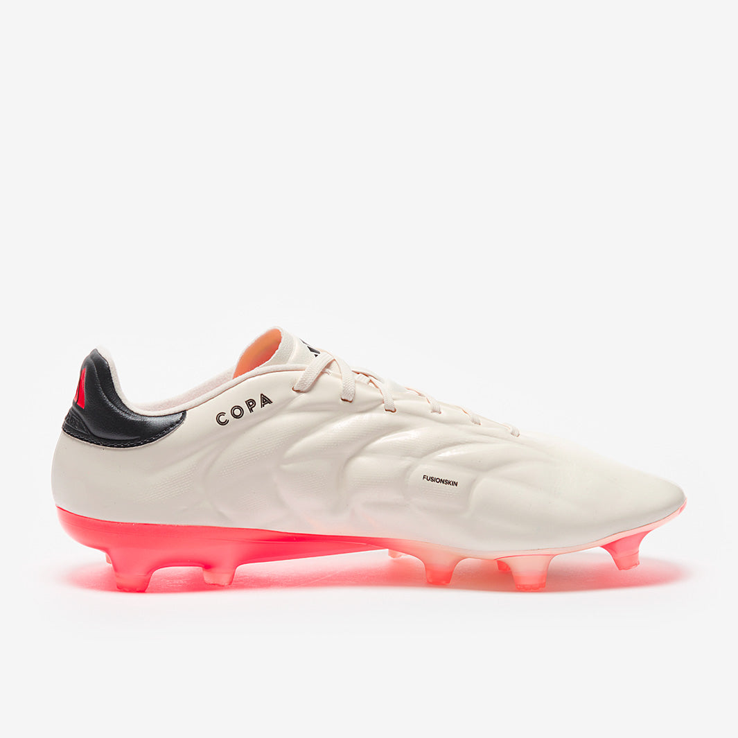 adidas Copa Pure 2 Elite Firm Ground - Ivory/Core Black/Solar Red