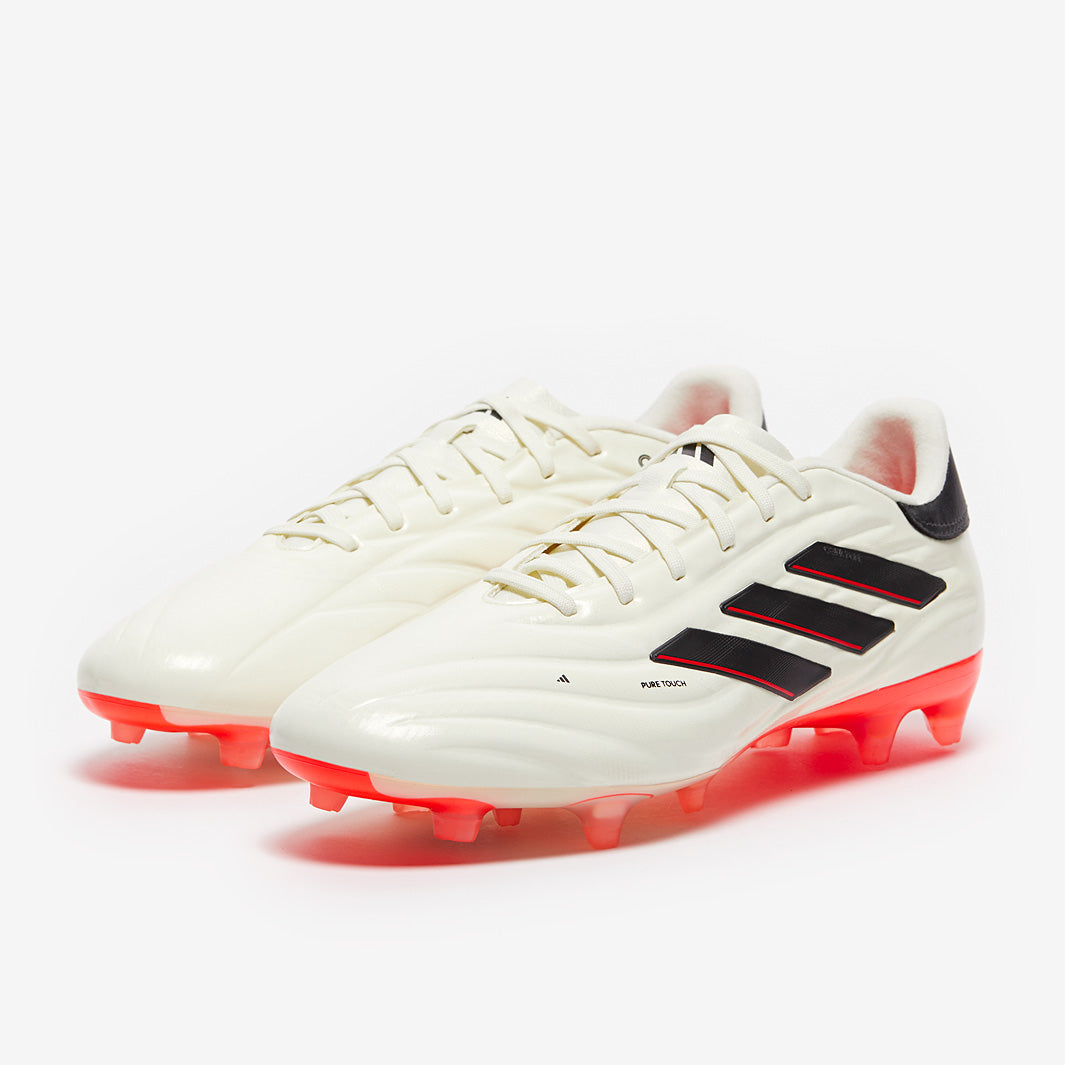 adidas Copa Touch サッカーシューズ adidas Copa Pure 2 Pro Firm Ground - Ivory/Core Black/Solar Red