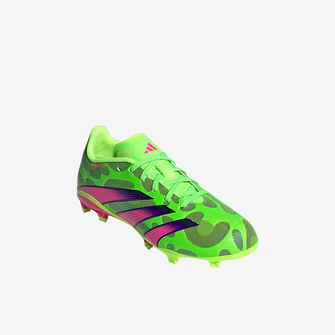 adidas Predator サッカーシューズ ホワイト/ピンク/グリーン adidas Predator Pro Firm Ground Boots White – Best Buy Soccer