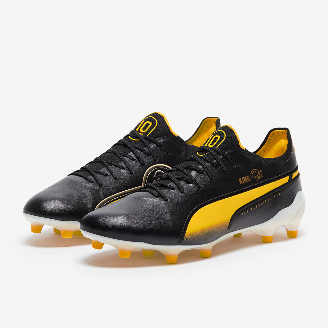 シューズ Puma Soccer Cleats King Pele 10 26cm New Puma King Ultimate Pele Firm Ground/Artificial Grass - Puma Black