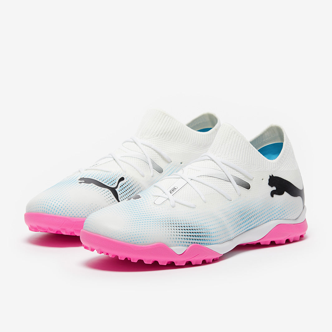 Puma Future 7 Match Turf - Puma White/Puma Black/Poison Pink