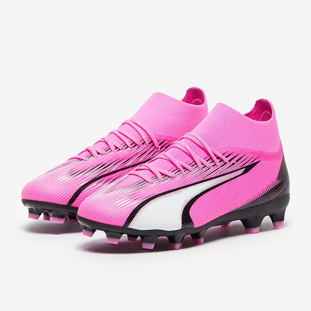 Puma Kids Ultra Pro Firm Ground/Artificial Grass - Poison Pink
