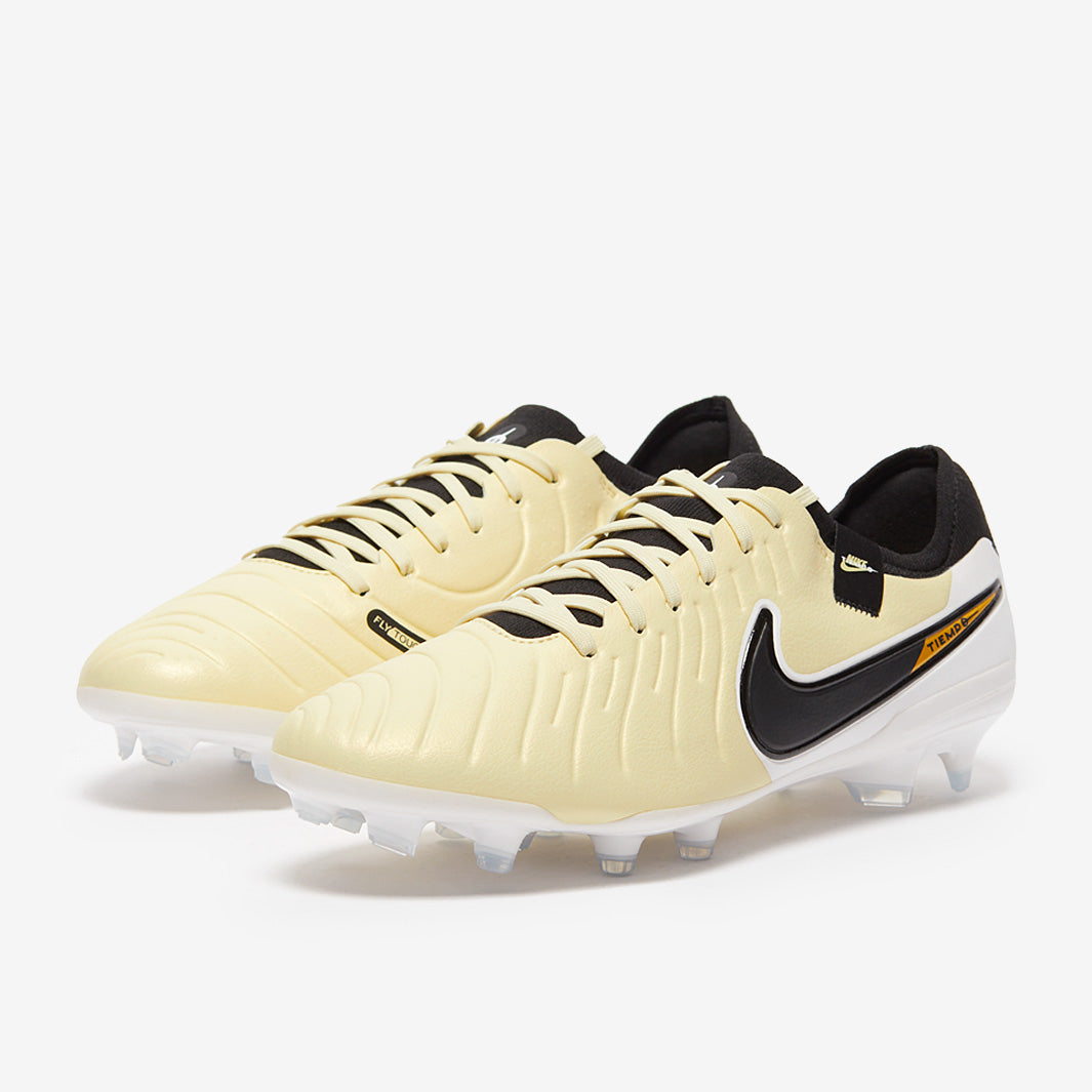 Nike Tiempo Legend X Pro Firm Ground - Lemonade/Black/Metallic
