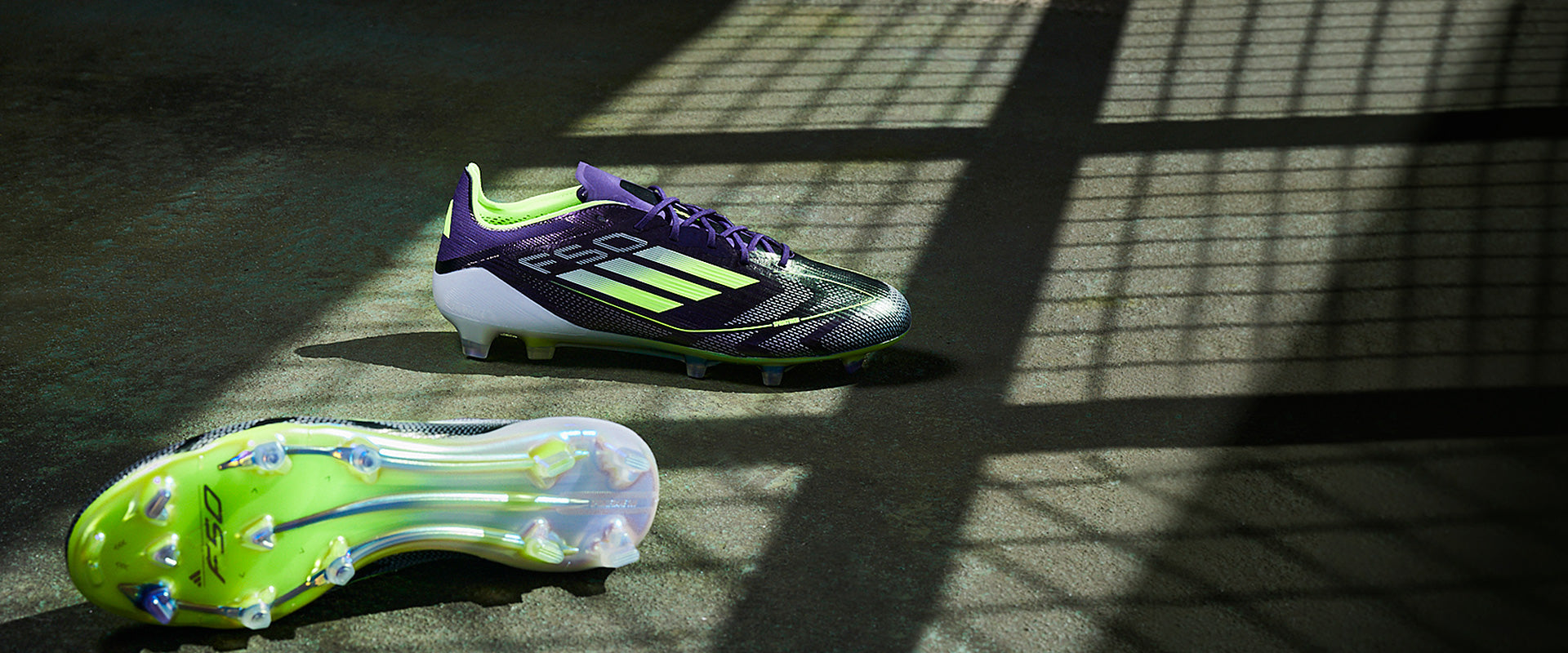 adidas F50 Elite Teaser - Unity Purple/White/Lucid Lemon - Adult Boots