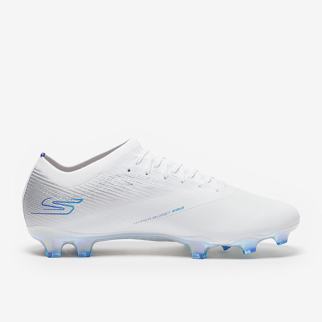 Skechers Razor FG - White/Blue - Adult Boots