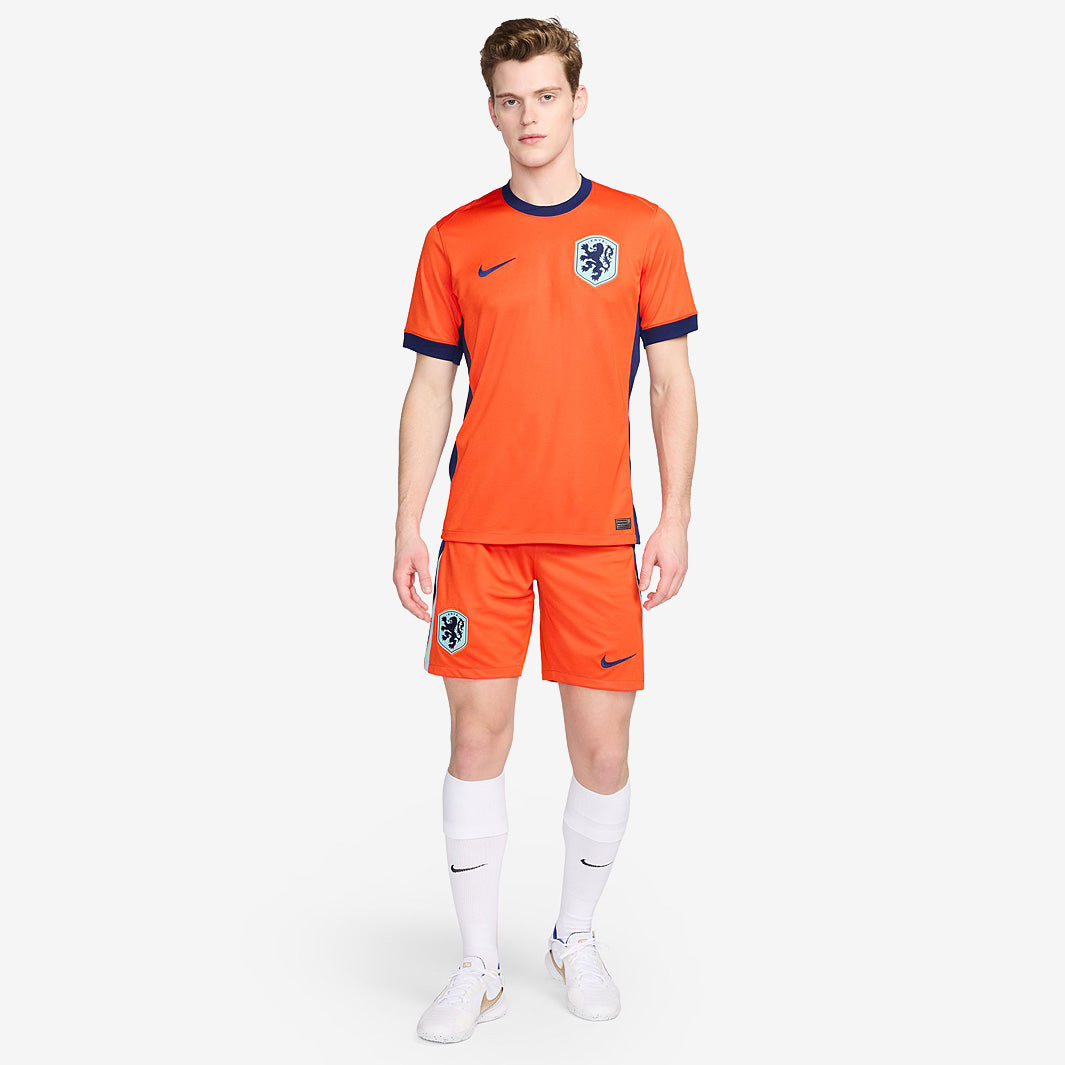 Nike Netherlands 2024 Dri-FIT Stadium SS Home Shirt - Safety