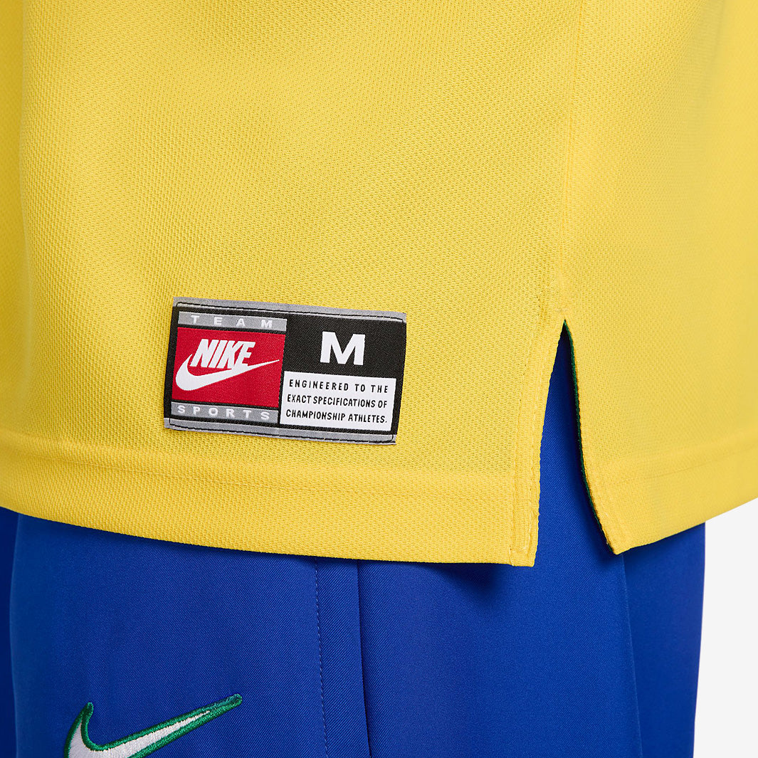Nike Brazil Re-Issue 1998 SS Shirt - Varsity Maize/Pine Green