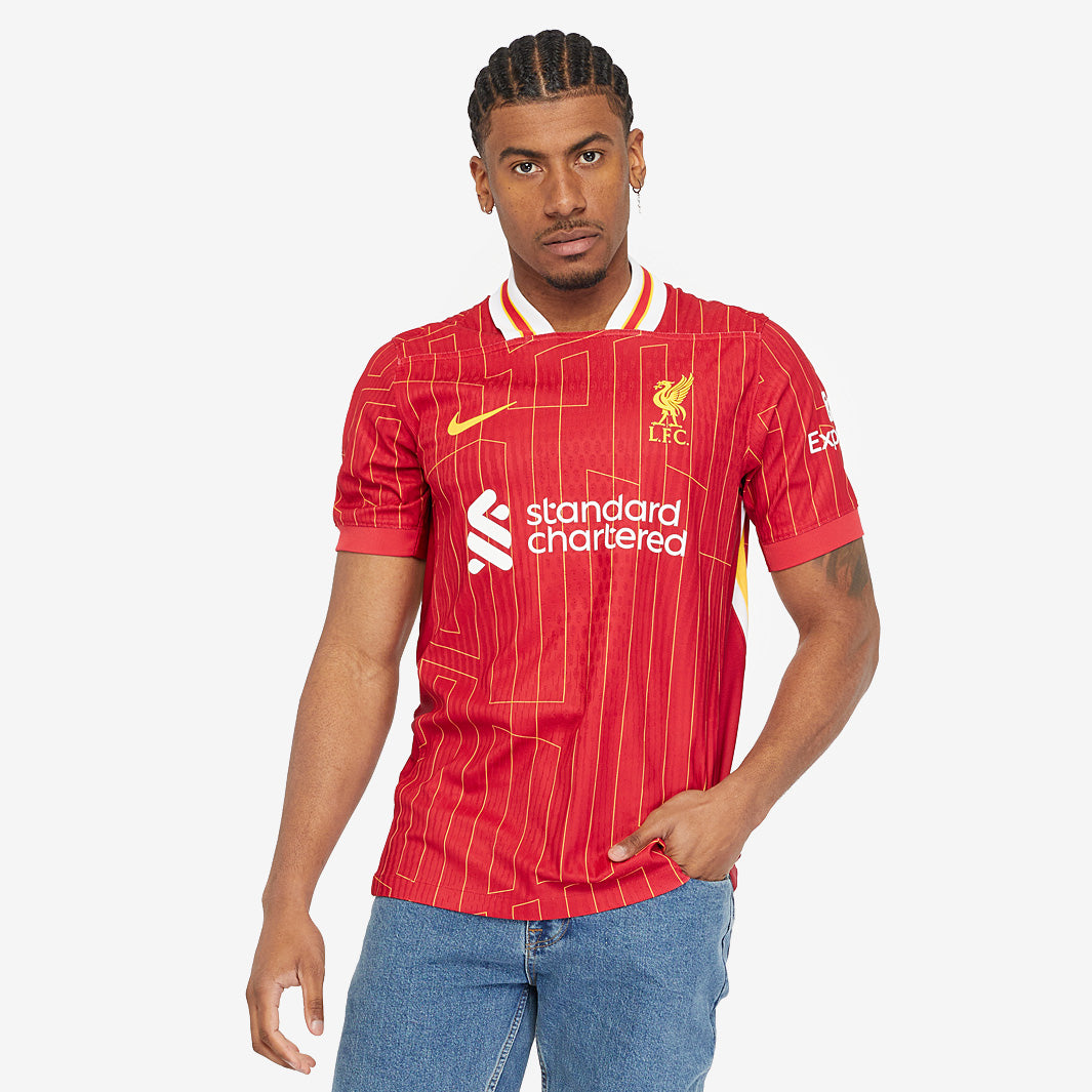 Nike Liverpool レッドシャツ Nike Liverpool FC 23/24 Home Dri-Fit Stadium SS Shirt - Gym Red