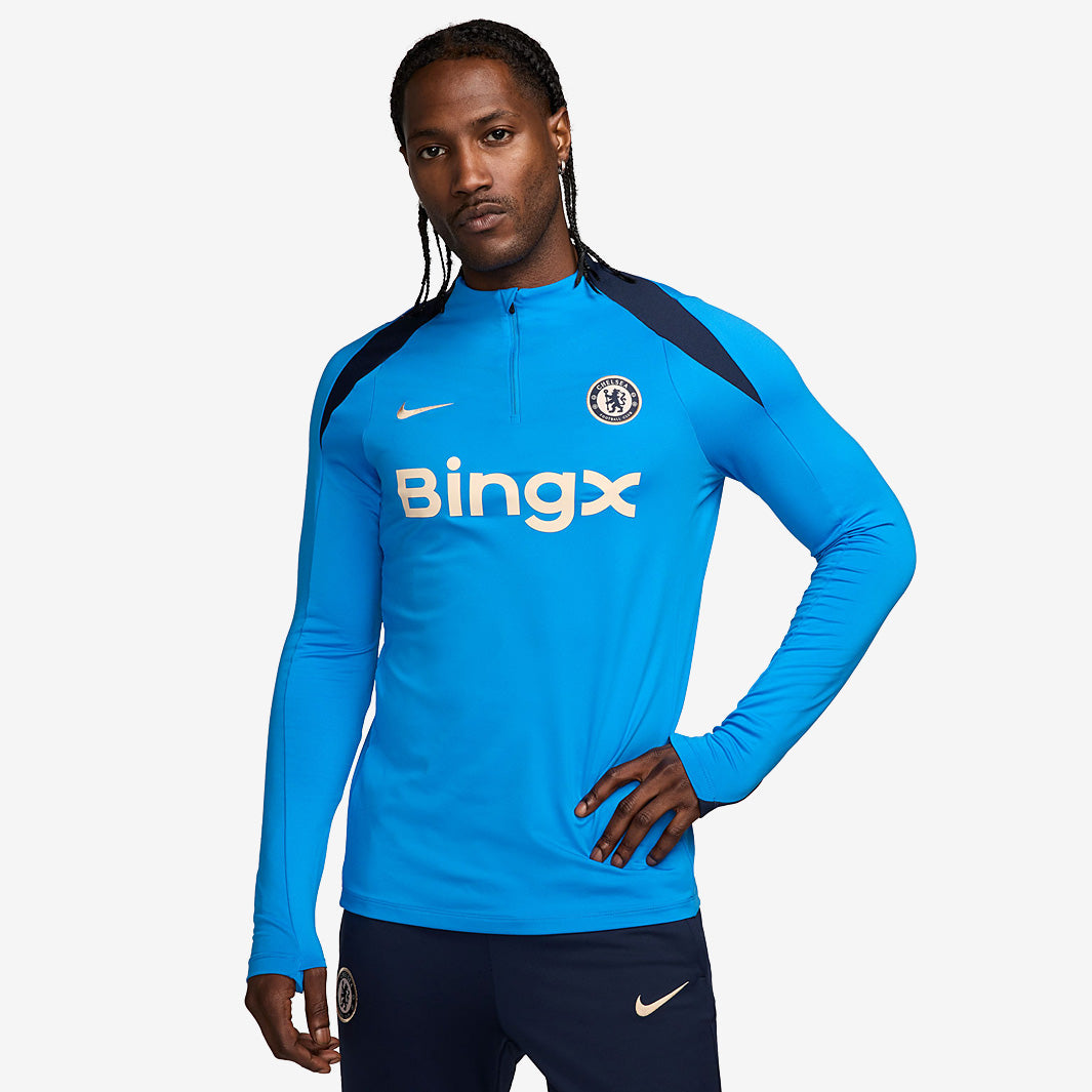 Nike Chelsea DRI-FIT ジャージ S Nike Chelsea 24/25 Dri-FIT Strike Drill Top - Lt Photo Blue/Lt
