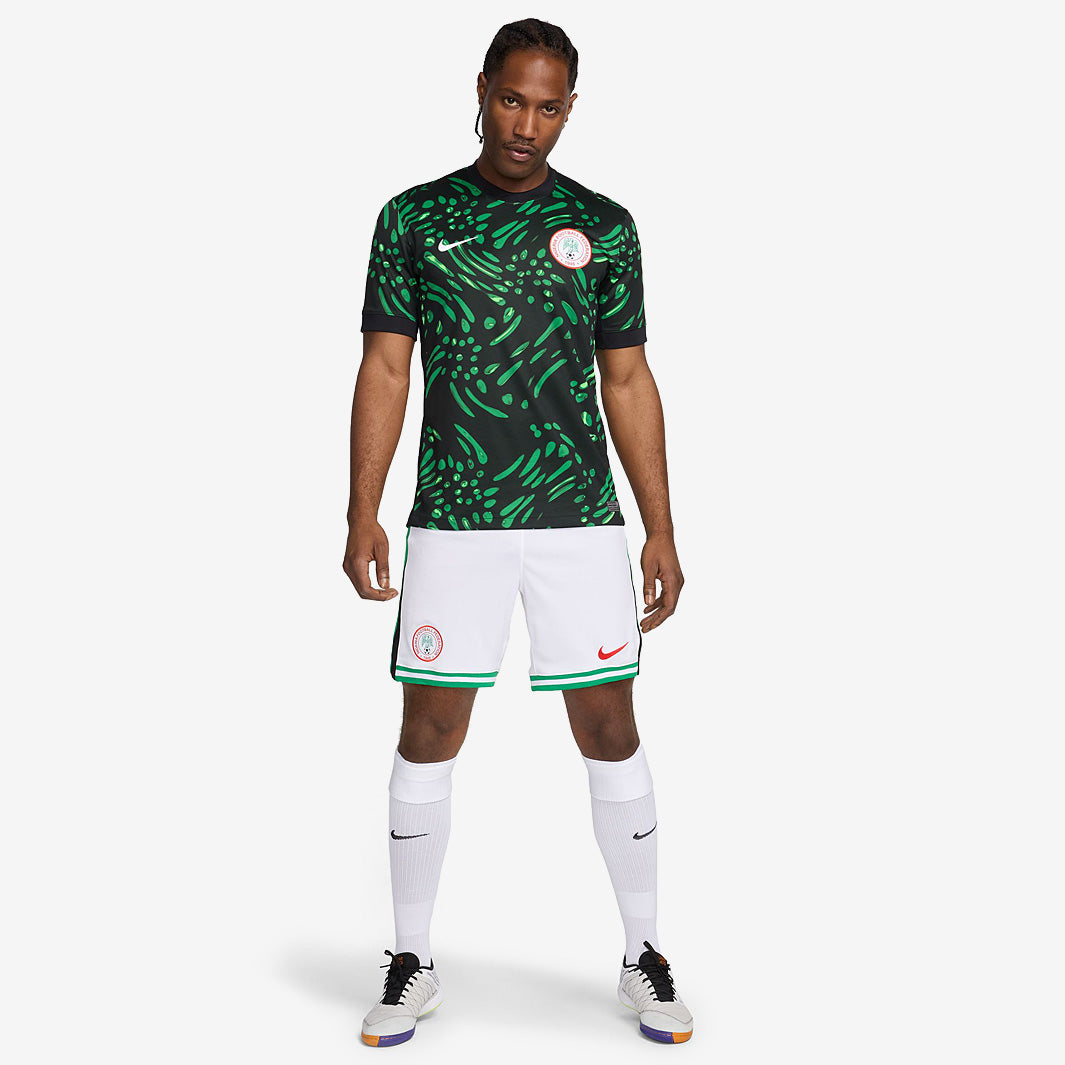 Nike Nigeria 2024 Dri-FIT Stadium SS Away Shirt - Black/Lucky
