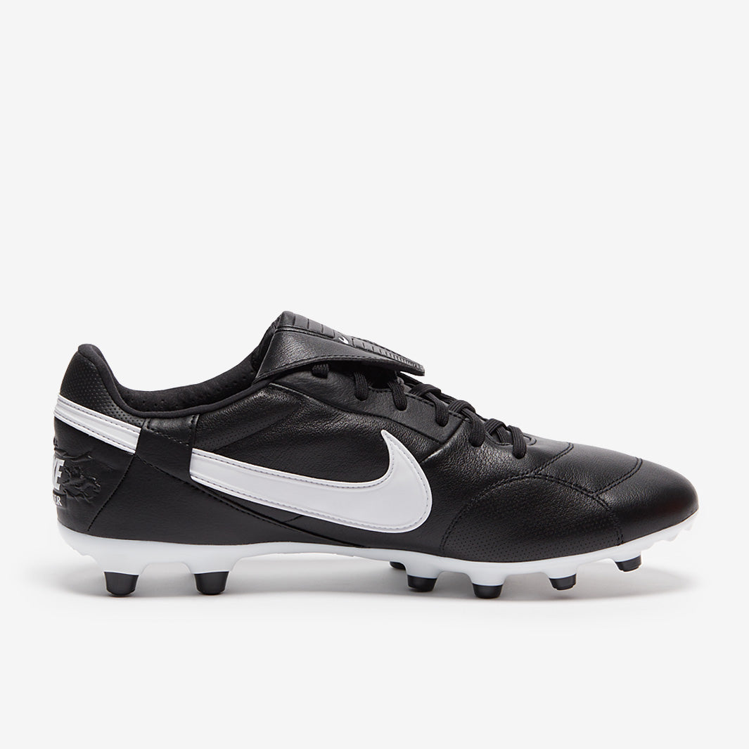 Nike The Premier III Firm Ground - Black/White - Adult Boots