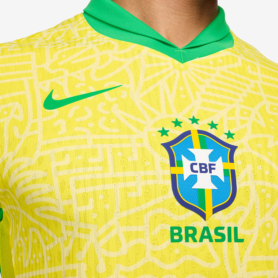 Nike Brazil ブラジル代表 ユニフォーム サイズM Nike Brazil 2024 Dri-FIT ADV Match SS Home Jersey - Dynamic Yellow