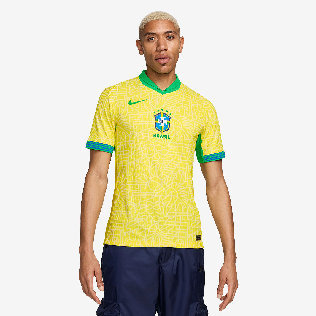 Nike Brazil ブラジル代表 ユニフォーム サイズM Nike Brazil 2024 Dri-FIT ADV Match SS Home Jersey - Dynamic Yellow