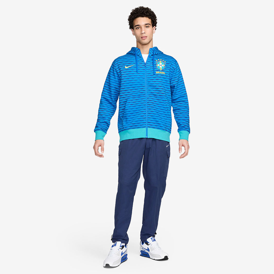 Nike Brazil 2024 NSW Club Hoodie - Soar/Lt Retro/Dynamic Yellow
