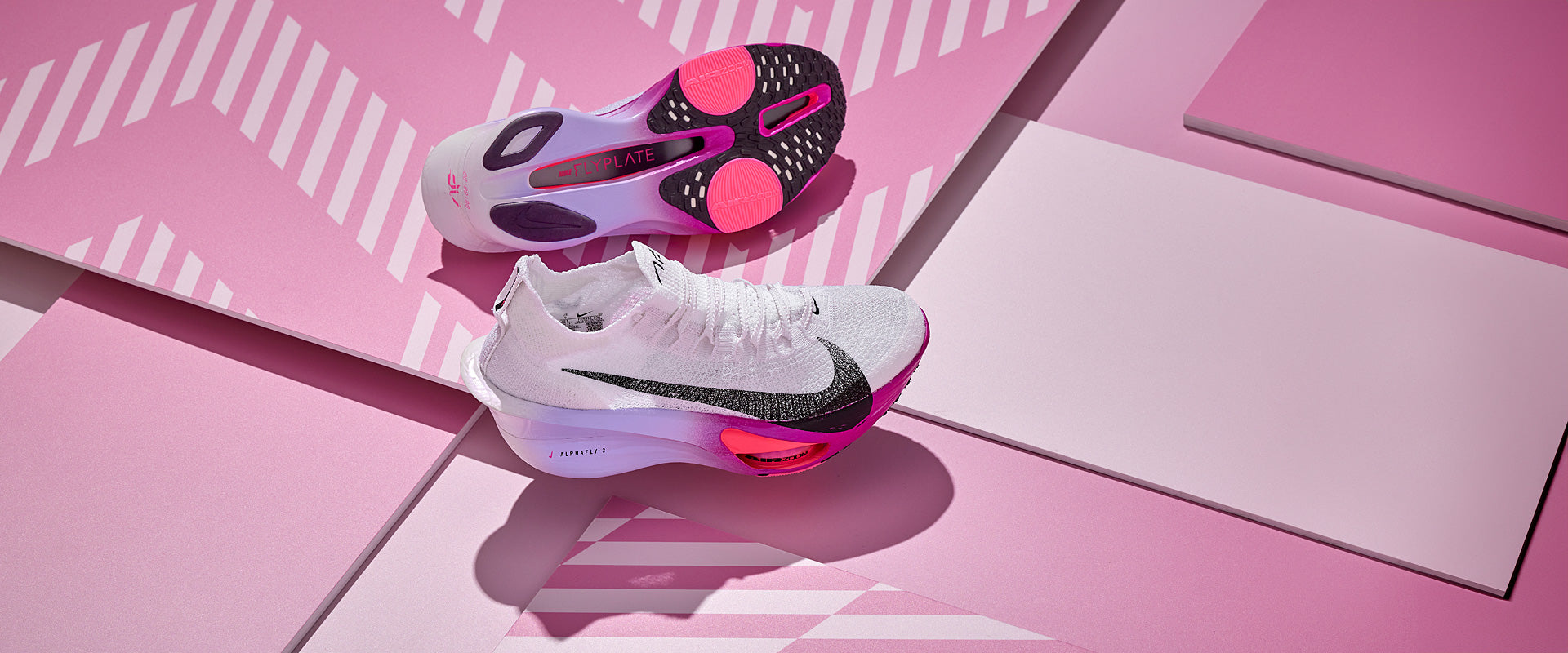 Nike Womens Alphafly Next Percent 3 - White/Black/Purple Agate