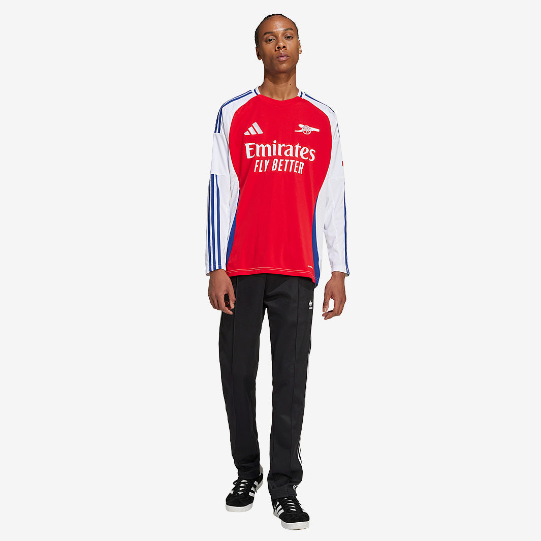 adidas Arsenal 24/25 LS Home Shirt - Better Scarlet/White - Mens
