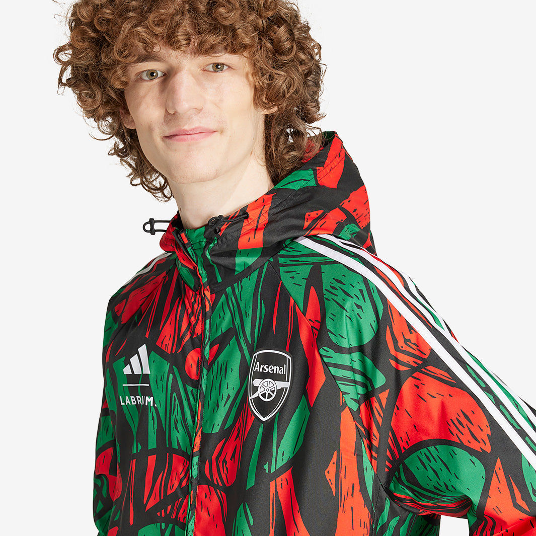 アディダス マクドナルド コラボ ジャンバー 3L adidas Arsenal x LABRUM Windbreaker - Multicolor - Mens Replica