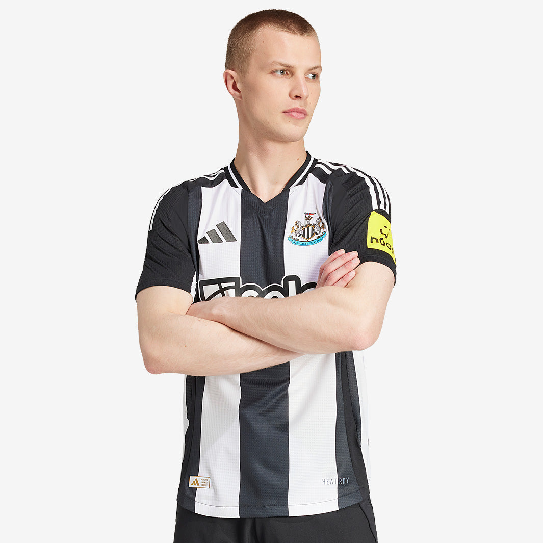 adidas Newcastle United 24/25 Authentic Home Shirt - Black/White