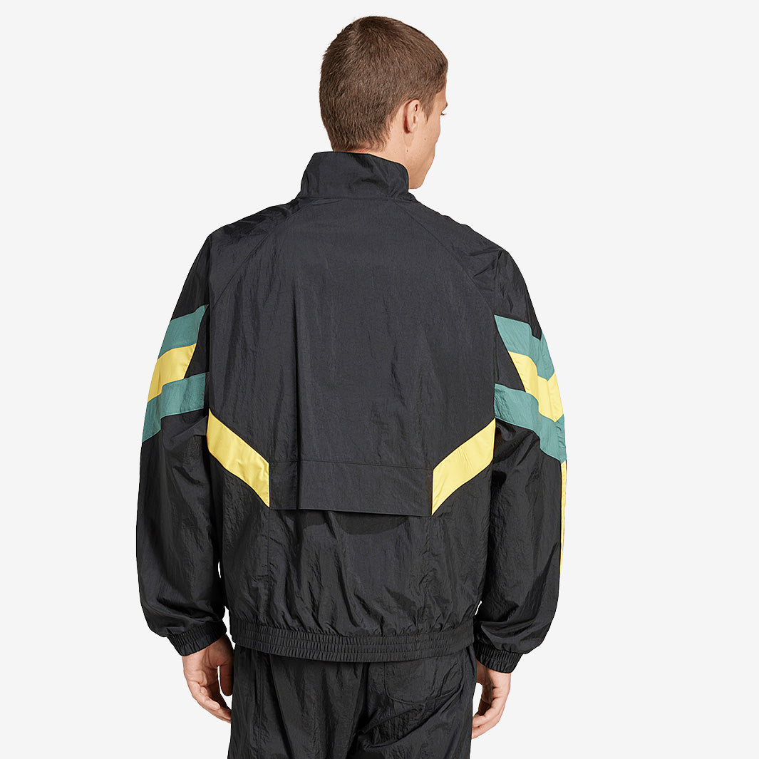 adidas Originals Jamaica Track Top - Black - Mens Replica