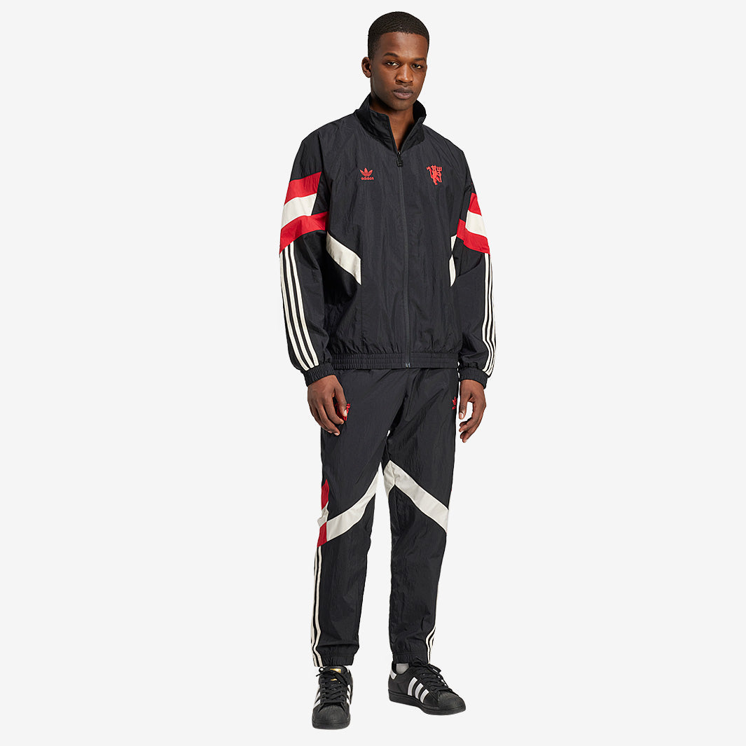 adidas Originals Manchester United Track Top - Black/MUFC Red