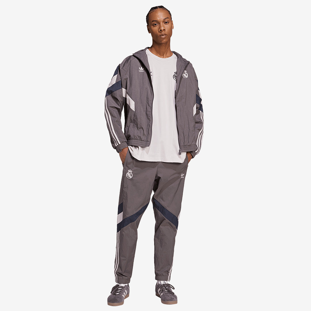 adidas Originals Real Madrid Track Pants - Charcoal/Dark Grey