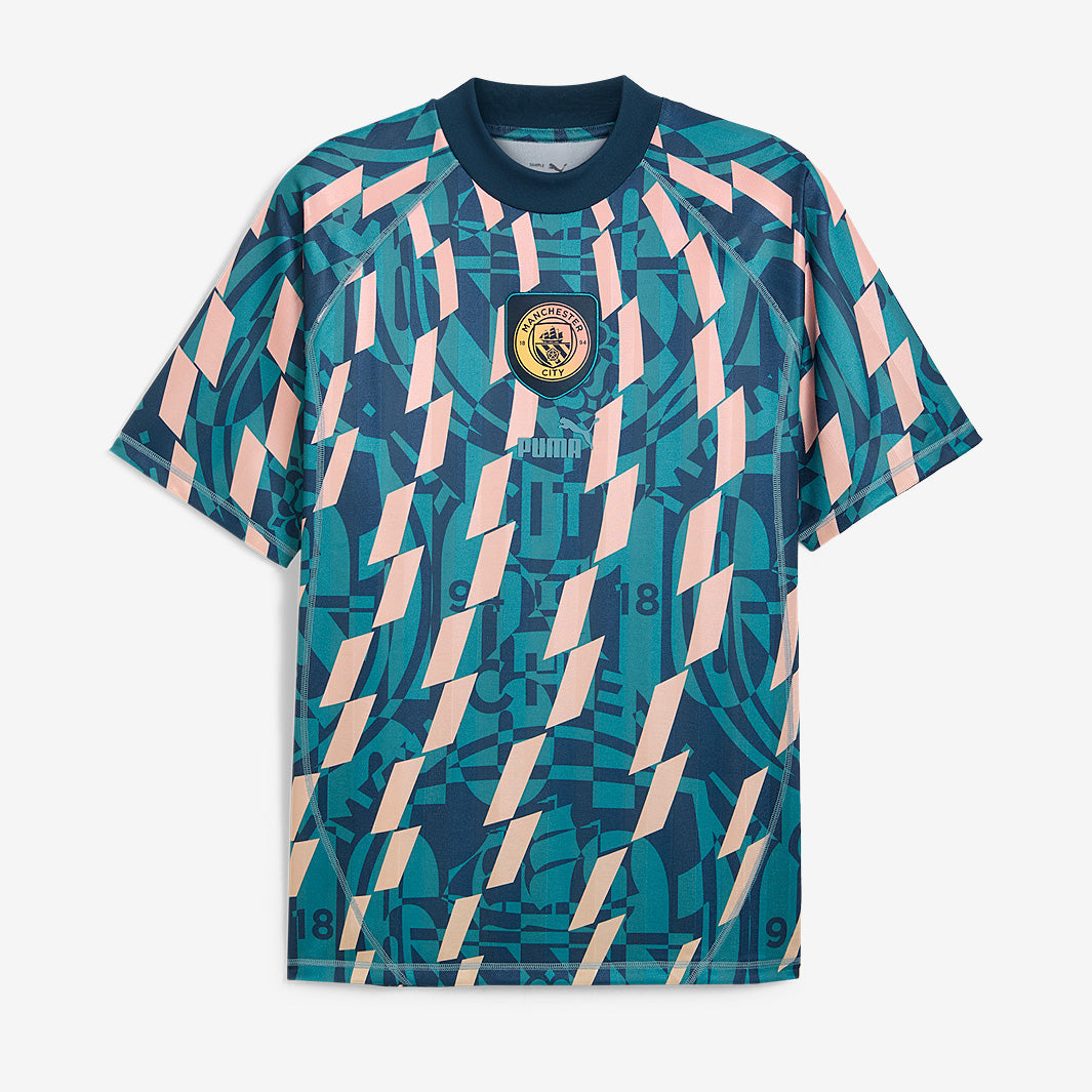 Puma Manchester City 24/25 ftblStatement Retro Shirt - Marine Blue
