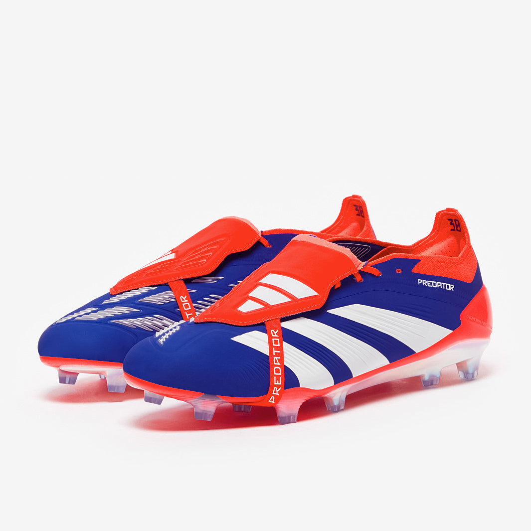 adidas Predator Elite Tongue Firm Ground - Lucid Blue/Ftwr White