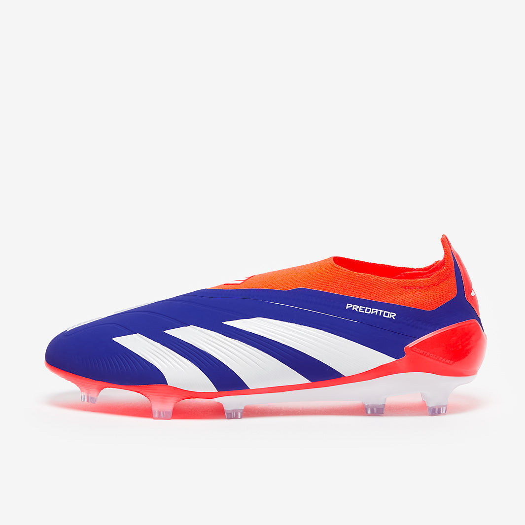 adidas Predator Elite Laceless Firm Ground - Lucid Blue/Ftwr White