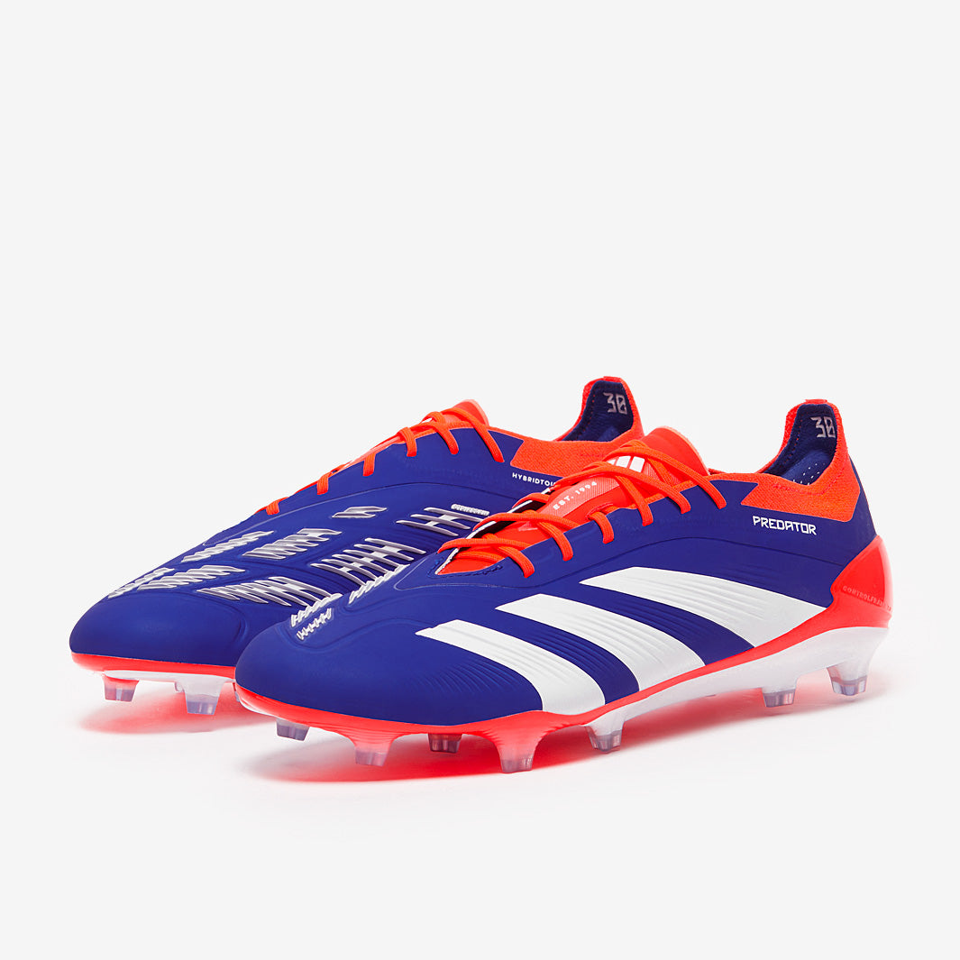 adidas Predator Elite Firm Ground - Lucid Blue/Ftwr White/Solar