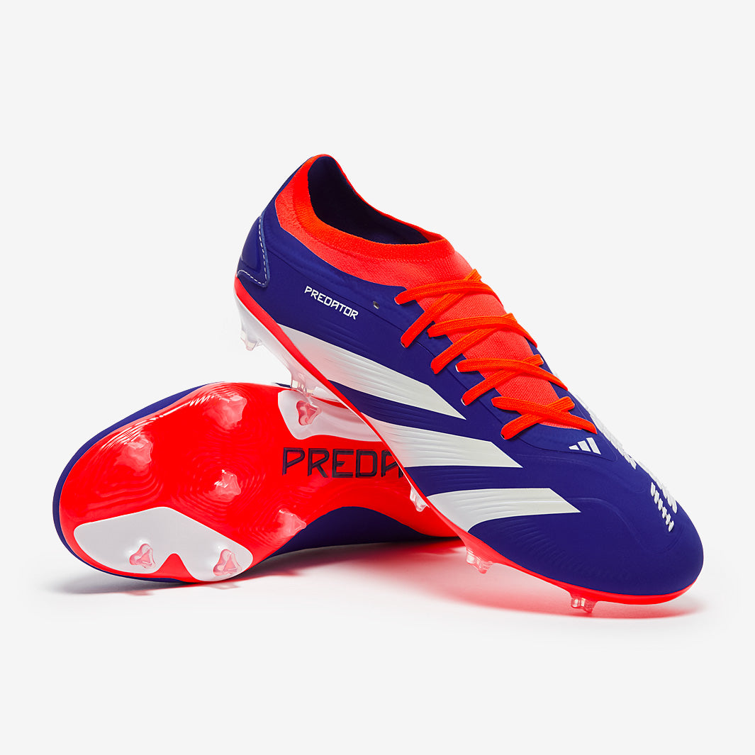 Adidas Predator サッカーシューズ 青赤 Predator スパイクシューズ 青/赤 青/赤 サッカーシューズ Predator 弱