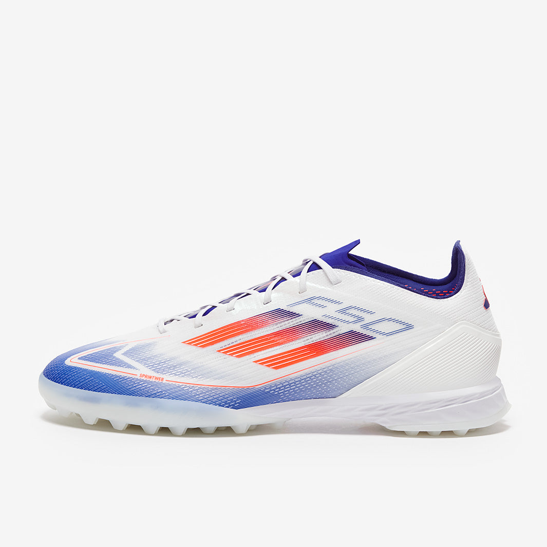 adidas F50 Pro Turf - Ftwr White/Solar Red/Lucid Blue - Adult Boots
