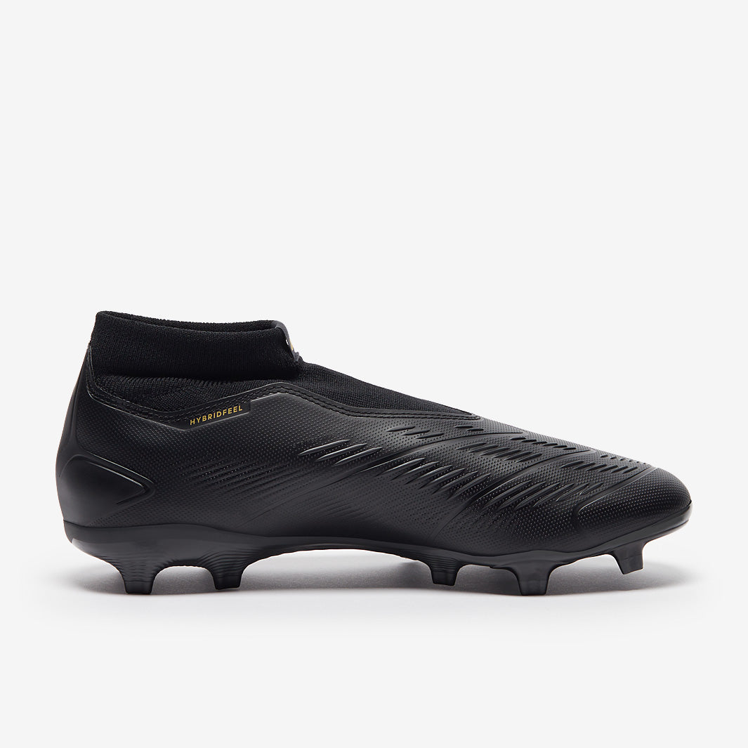 adidas Predator League Laceless Firm Ground - Core Black/Carbon