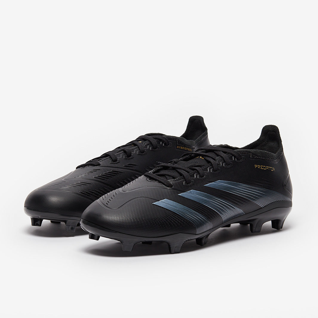 adidas Predator League Firm Ground - Core Black/Carbon/Gold Met