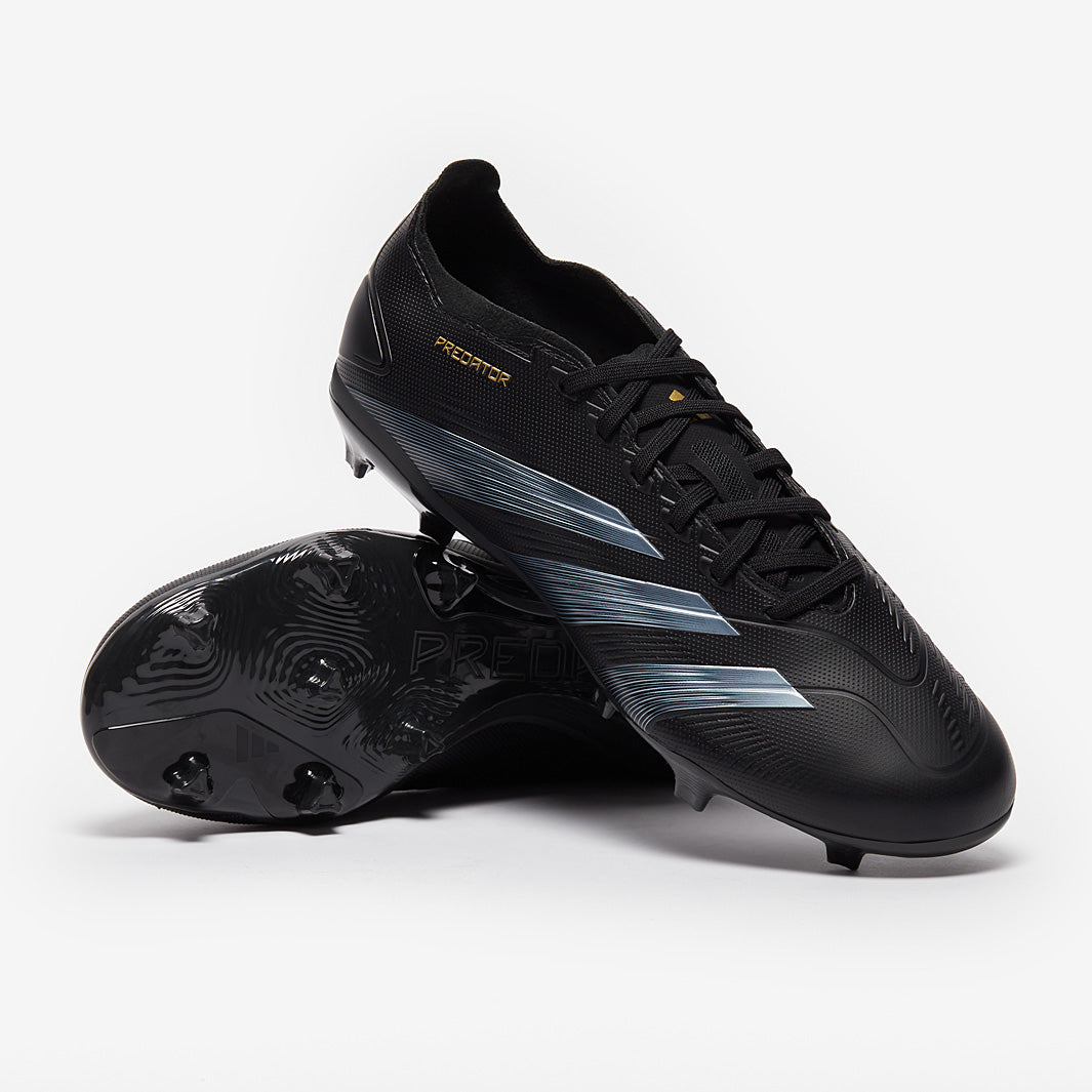 adidas Predator League Firm Ground - Core Black/Carbon/Gold Met